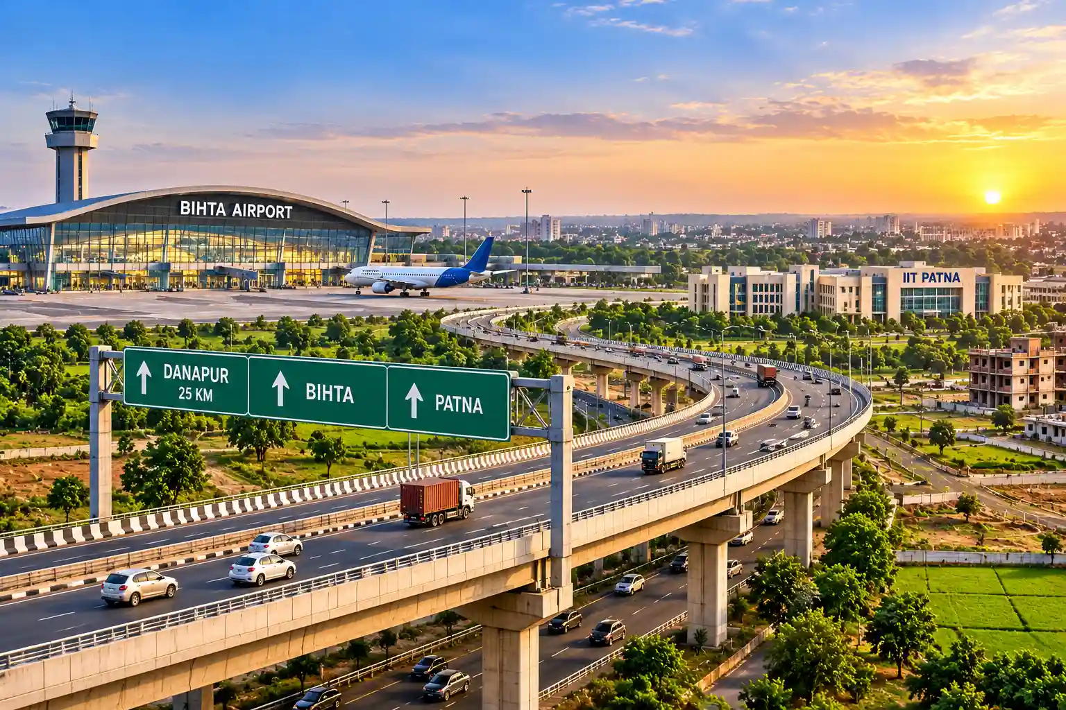Infrastructure development and connectivity in Bihta