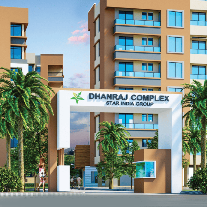 Dhanraj Complex residential apartments