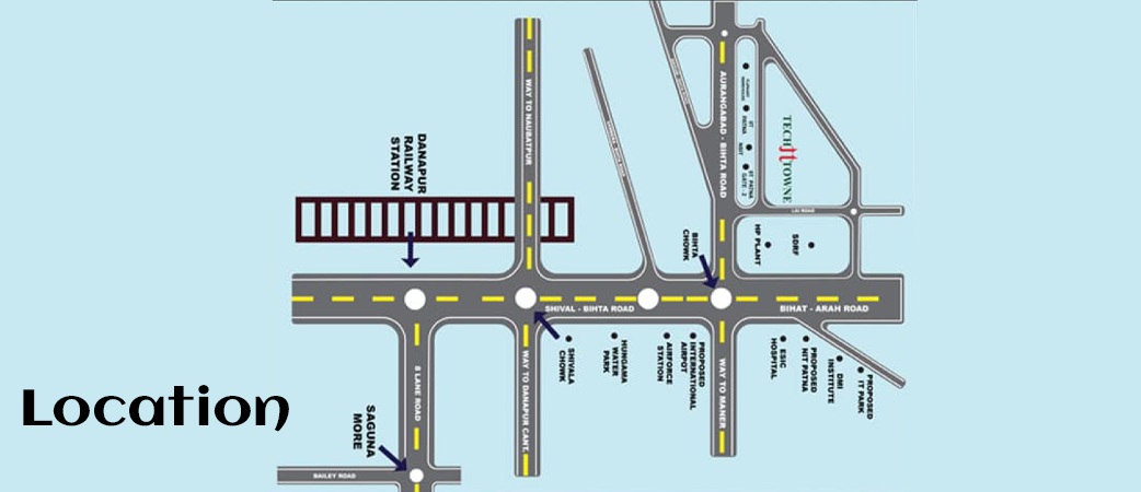 Tech Towne location plan